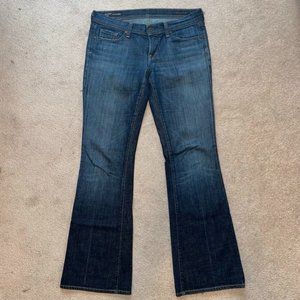 Citizens of Humanity 002 Ingrid Low Waist Flair Med Blue Size 30